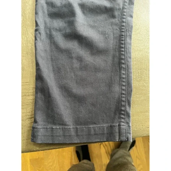 Seasalt Cornwall Women Navy‎ Blue Stretch Cropped Trousers Pants Size UK 12 US 8 - Picture 9 of 10